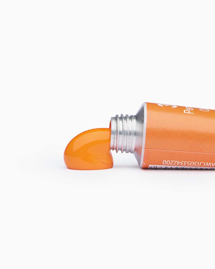 Artist Water Colours Individual tube of Permanent Orange in 9 ml