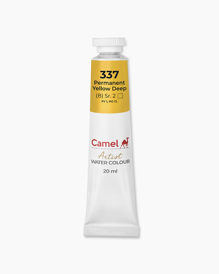 Artist Water Colours Individual tube of Permanent Yellow Deep in 20 ml