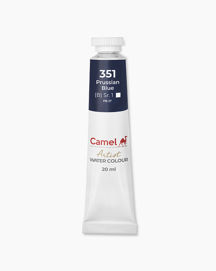 Artist Water Colours Individual tube of Prussian Blue in 20 ml