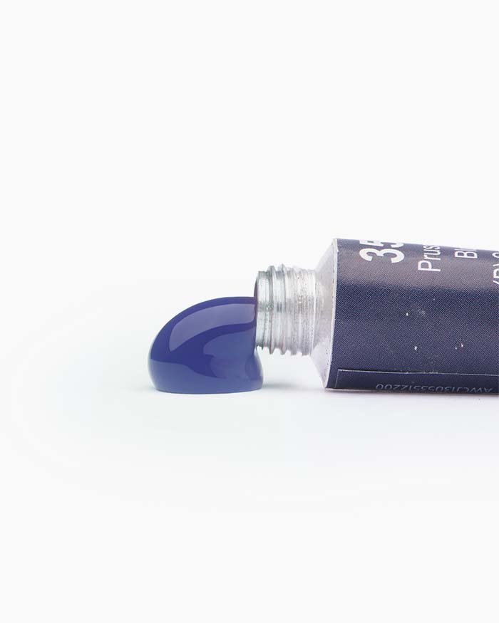 Artist Water Colours Individual tube of Prussian Blue in 9 ml