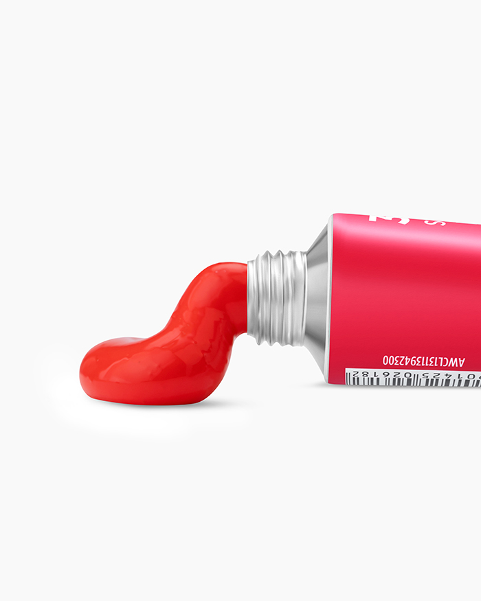 Artist Water Colours Individual tube of Scarlet Lake in 20 ml