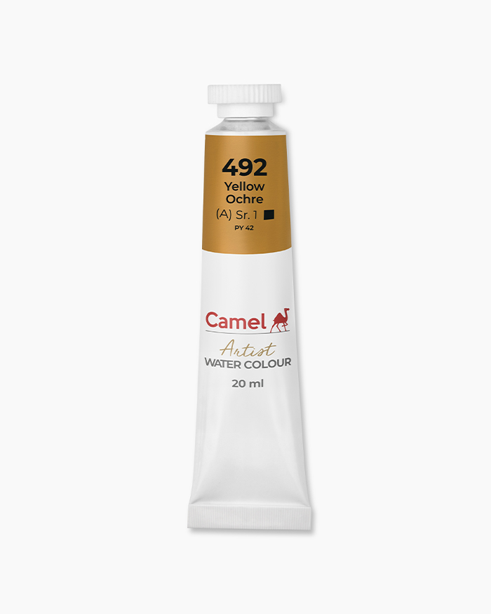 Artist Water Colours Individual tube of Yellow Ochre in 20 ml