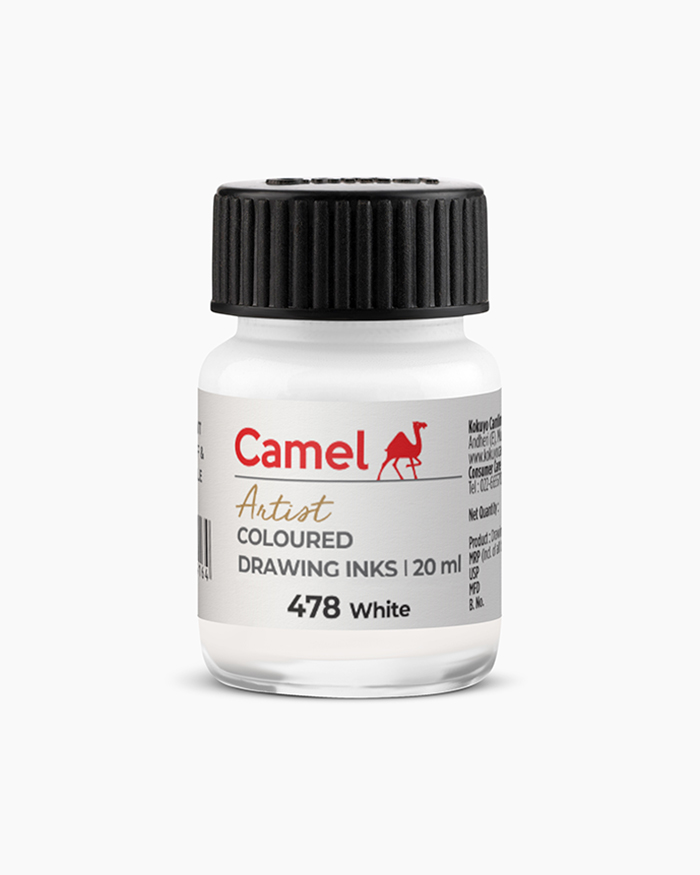 Camel Special Waterproof Drawing Ink Black 20ml - Sitaram Stationers