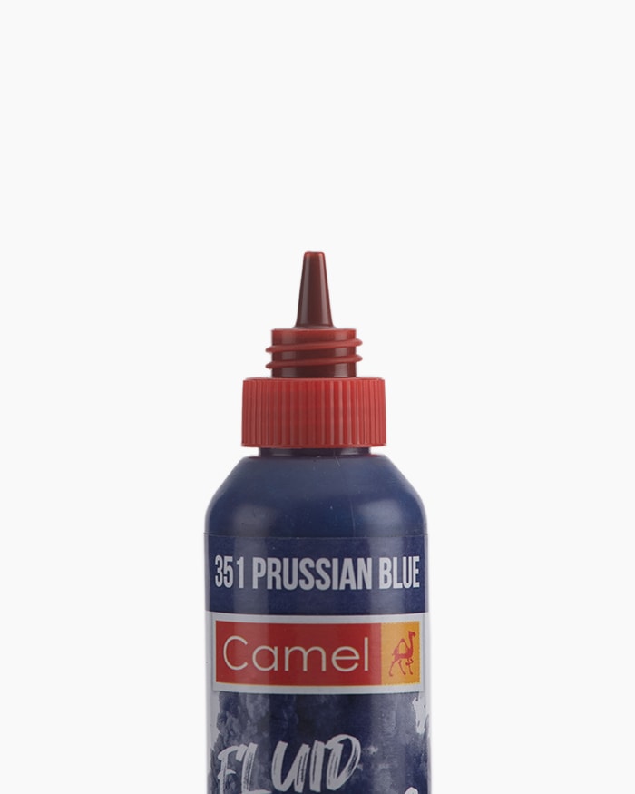 Fluid Acrylic Colours Individual bottle of Prussian Blue in 50 ml