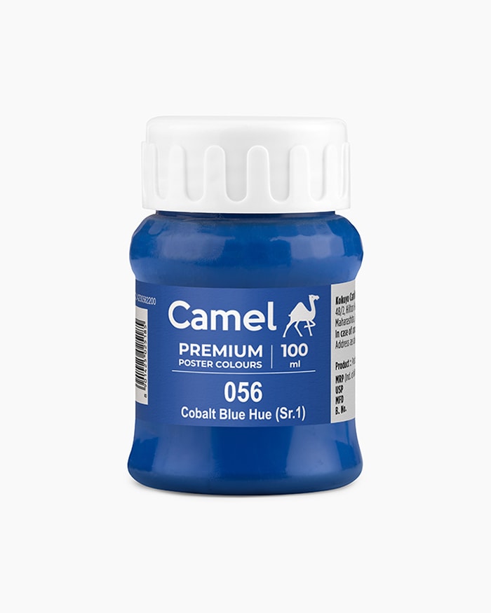 Premium Poster Colours Individual bottle of Cobalt Blue Hue in 100 ml