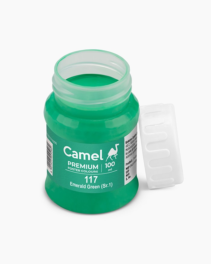 Premium Poster Colours Individual bottle of Emerald Green in 100 ml