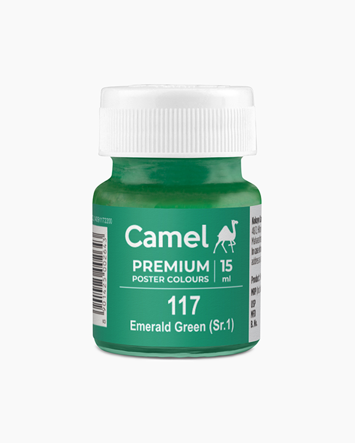 Premium Poster Colours Individual bottle of Emerald Green in 15 ml