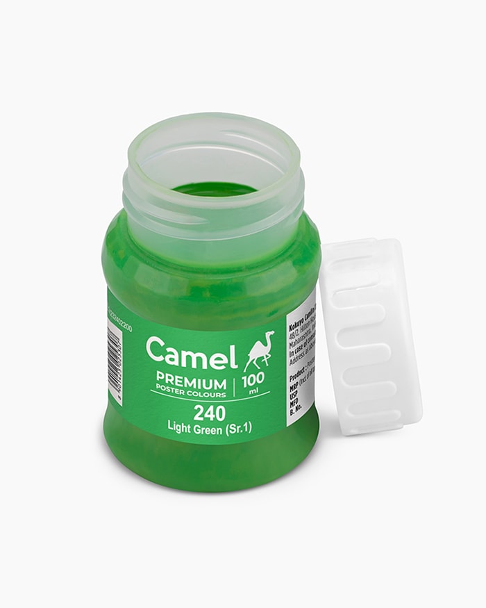 Premium Poster Colours Individual bottle of Light Green in 100 ml