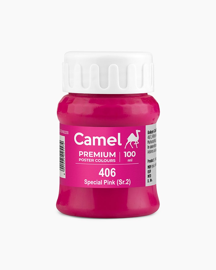 Premium Poster Colours Individual bottle of Special Pink in 100 ml
