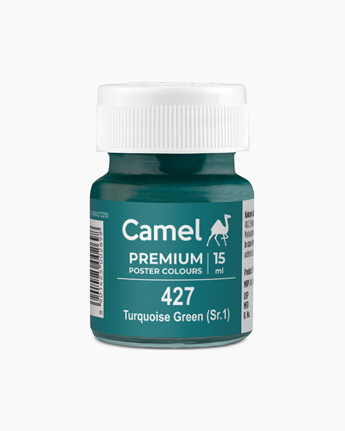 Premium Poster Colours Individual bottle of Turquoise Green in 15 ml