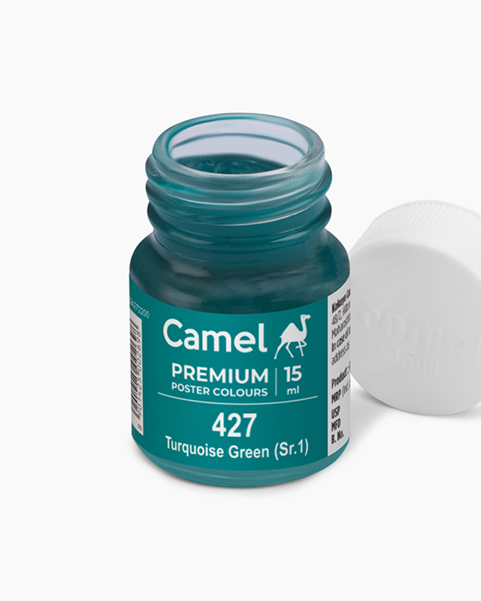 Premium Poster Colours Individual bottle of Turquoise Green in 15 ml