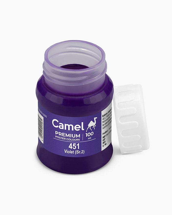 Premium Poster Colours Individual bottle of Violet in 100 ml