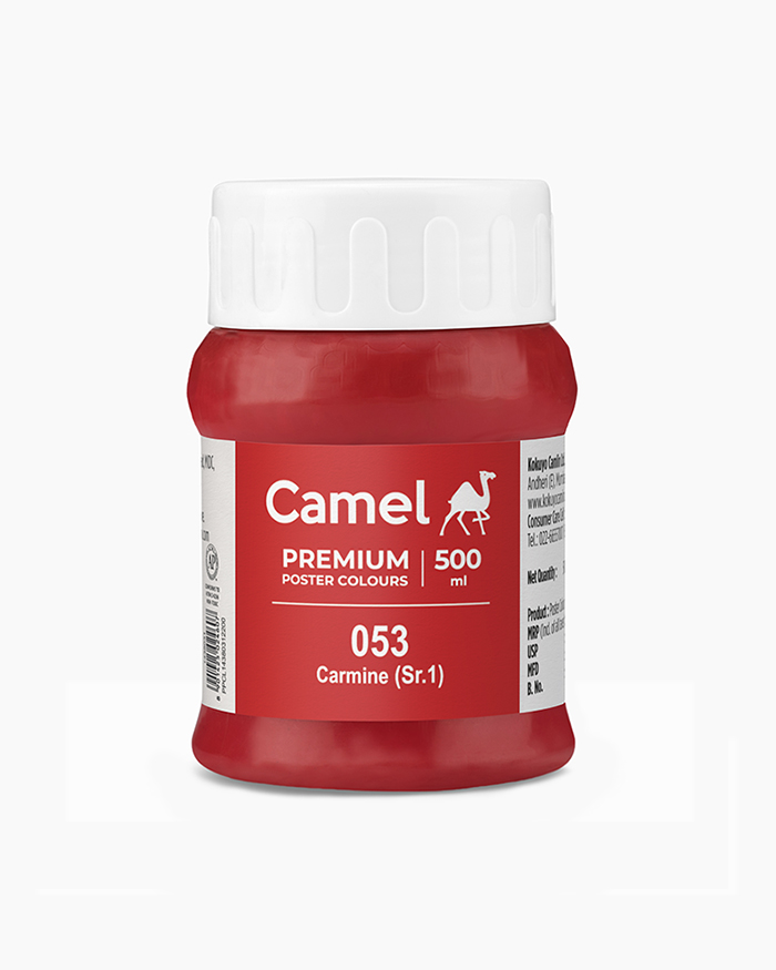 Premium Poster Colours Individual jar of Carmine in 500 ml