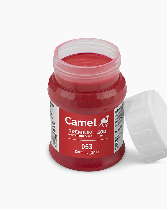 Premium Poster Colours Individual jar of Carmine in 500 ml