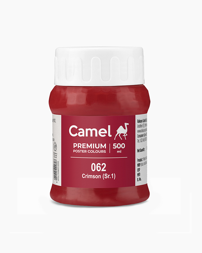 Premium Poster Colours Individual jar of Crimson in 500 ml