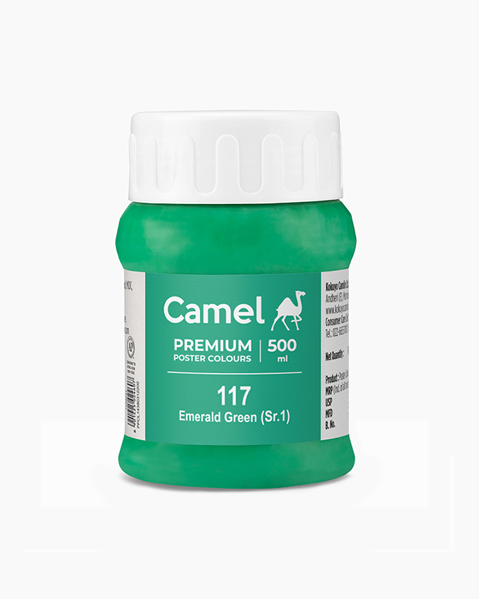 Premium Poster Colours Individual jar of Emerald Green in 500 ml
