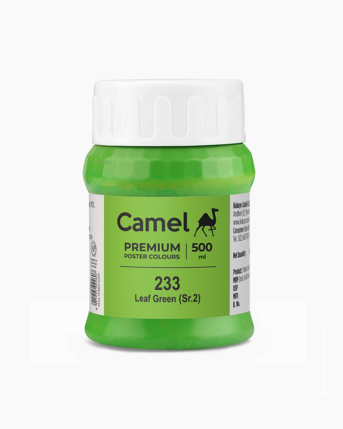 Premium Poster Colours Individual jar of Leaf Green in 500 ml