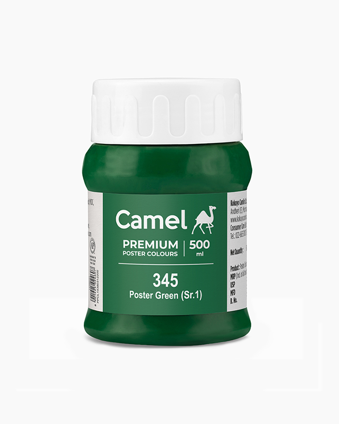 Premium Poster Colours Individual jar of Poster Green in 500 ml