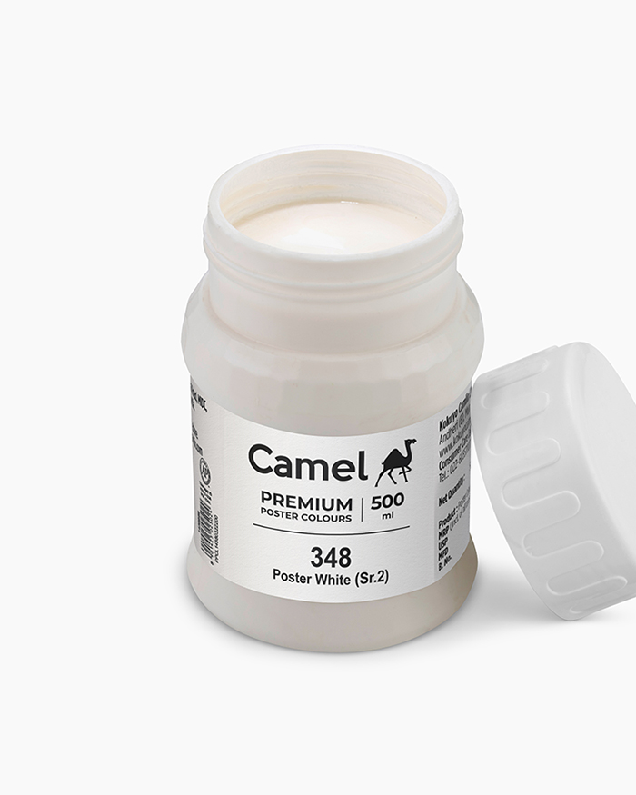 Premium Poster Colours Individual jar of Poster White in 500 ml