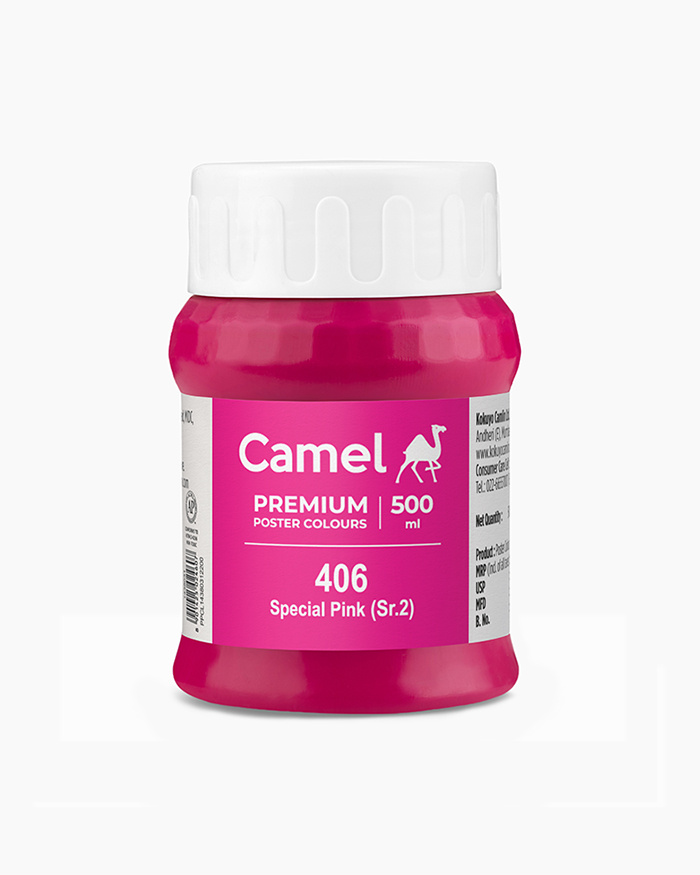 Premium Poster Colours Individual jar of Special Pink in 500 ml