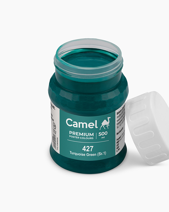 Premium Poster Colours Individual jar of Turquoise Green in 500 ml
