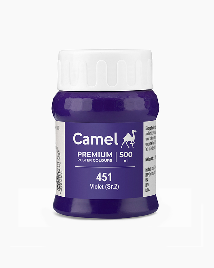 Premium Poster Colours Individual jar of Violet in 500 ml
