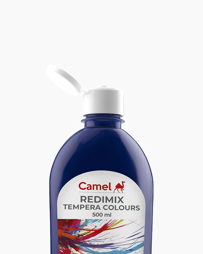 Redimix Tempera Colours Individual bottle of Blue in 500 ml