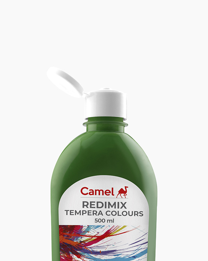 Redimix Tempera Colours Individual bottle of Light Green in 500 ml