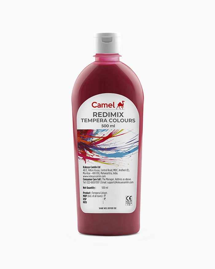 Redimix Tempera Colours Individual bottle of Pink in 500 ml