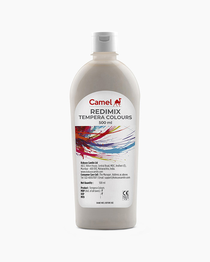 Redimix Tempera Colours Individual bottle of White in 500 ml