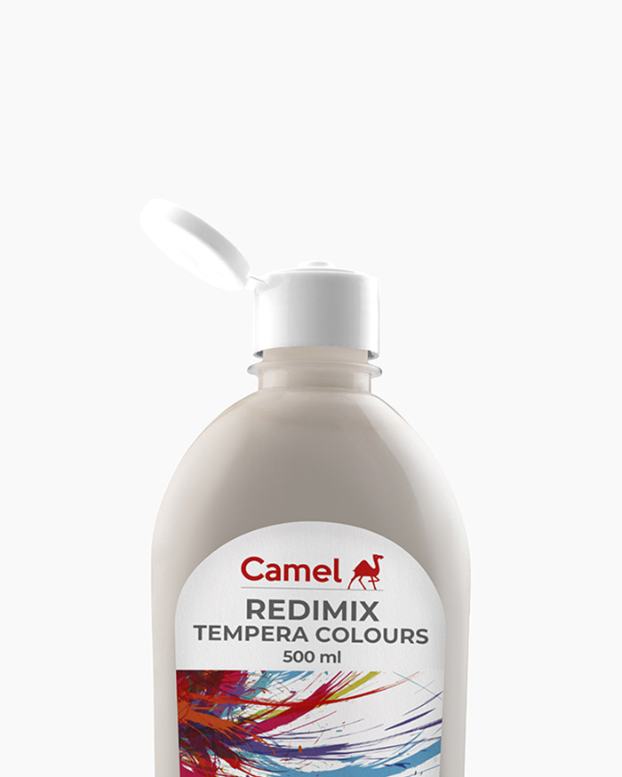 Redimix Tempera Colours Individual bottle of White in 500 ml