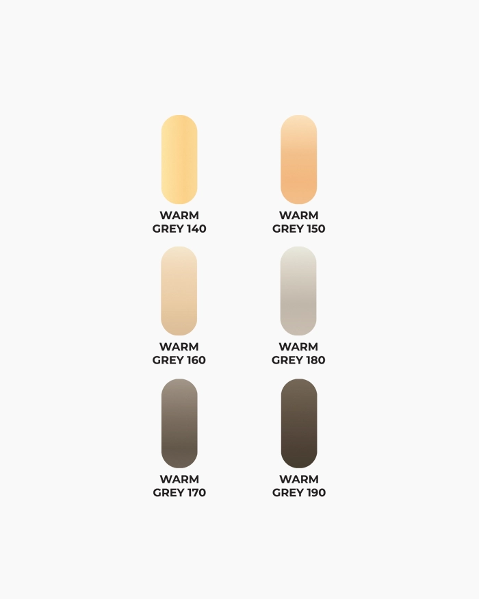 Camel Art Markers - Warm Greys Assorted pack 6 shades - Warm Greys