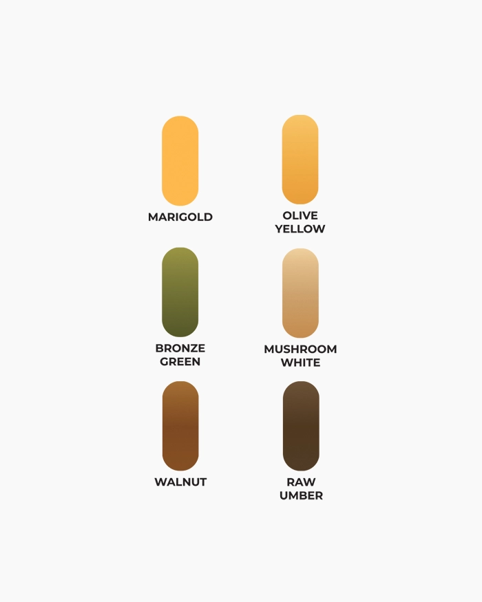 Camel Art Markers - Earth Tone Assorted pack 6 shades - Earth Tone