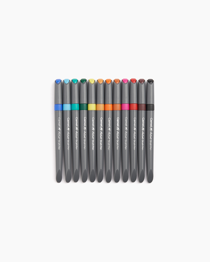 Buy Camel Student Brush Pens Assorted pack of 6 shades Online in India