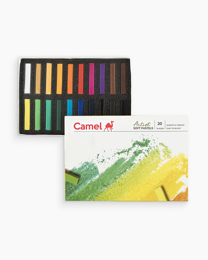 Camel Artist Soft Pastels Assorted pack of 20 shades