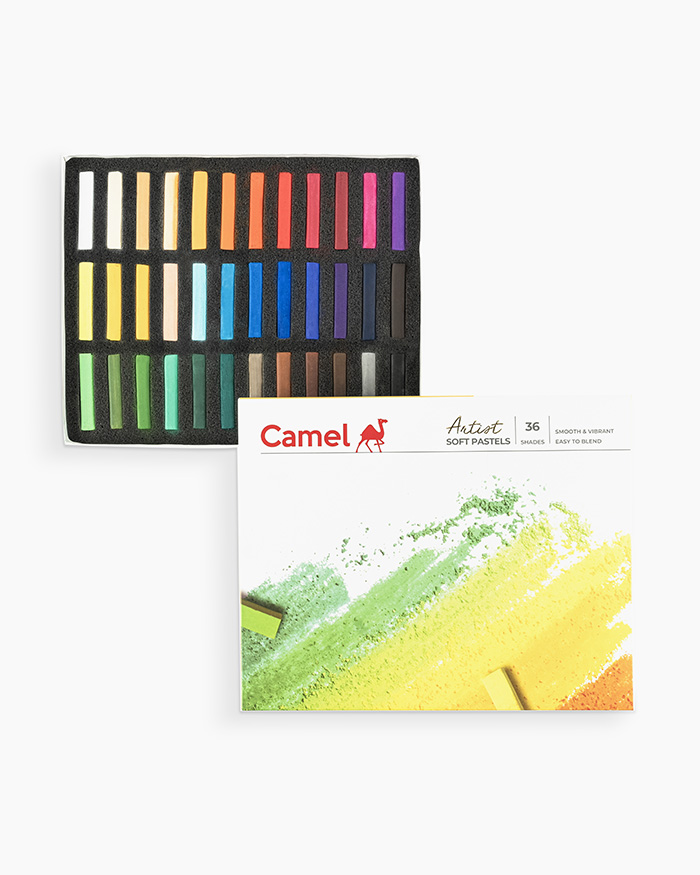 Camel Artist Soft Pastels Assorted pack of 36 shades