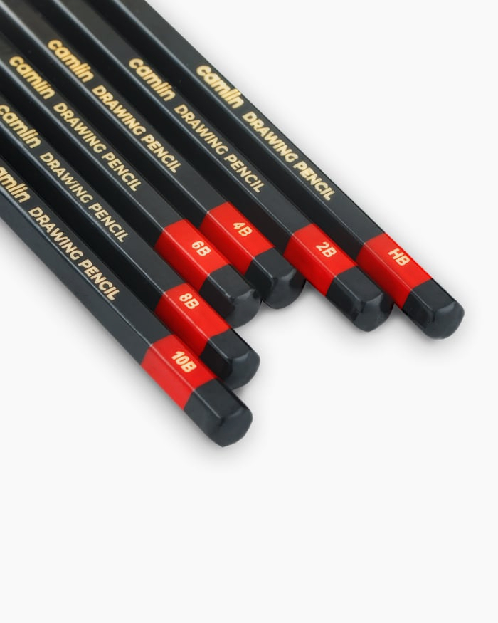 Buy Camlin Drawing Pencils Assorted pack of 6 grades Online in India