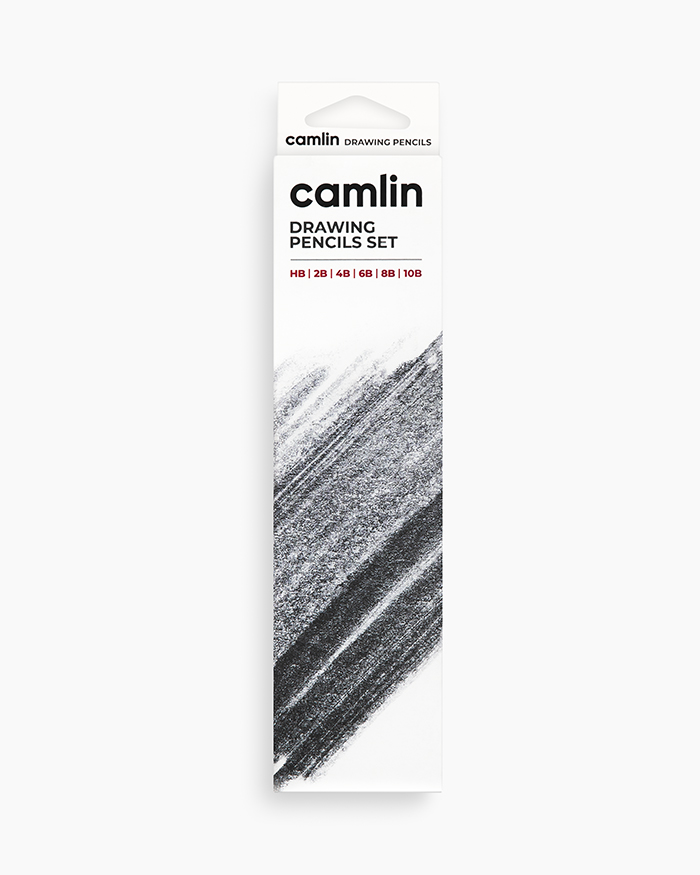 Camlin Drawing Pencils Assorted pack of 6 grades