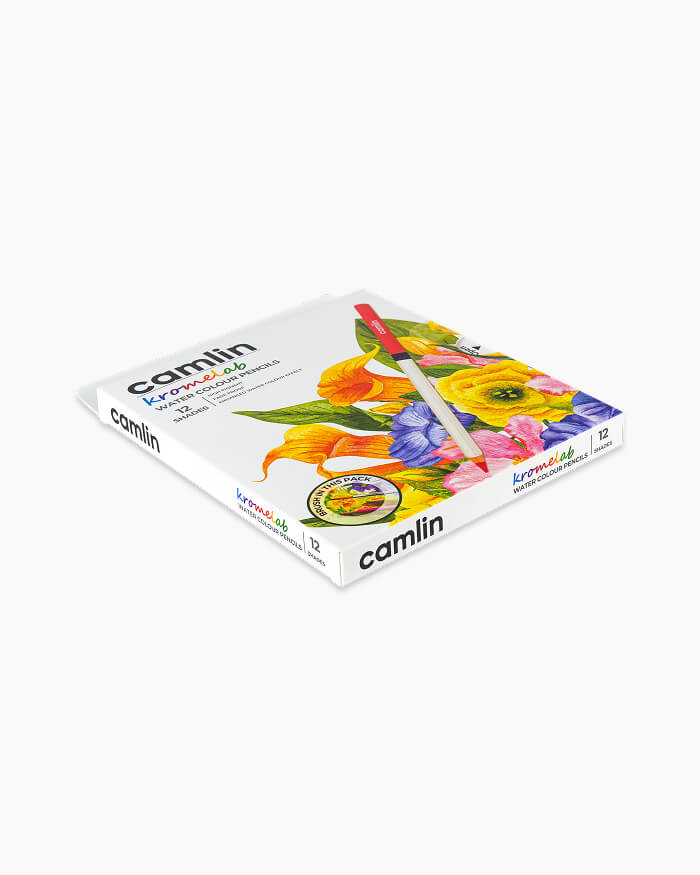 Camlin Kromelab Water Colour Pencils Assorted pack of 12 shades