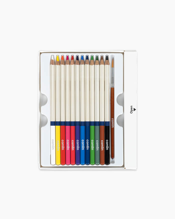 Camlin Kromelab Water Colour Pencils Assorted pack of 12 shades