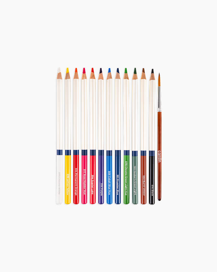 Camlin Kromelab Water Colour Pencils Assorted pack of 12 shades