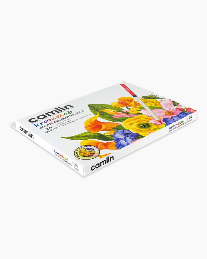Camlin Kromelab Water Colour Pencils Assorted pack of 24 shades