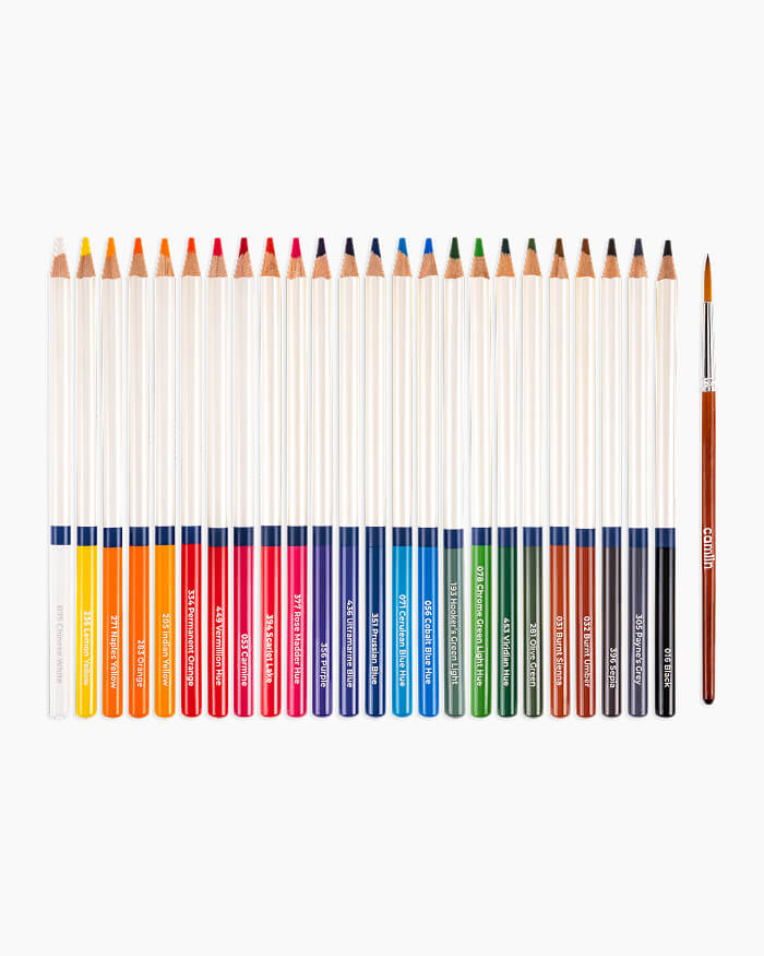 Camlin Kromelab Water Colour Pencils Assorted pack of 24 shades