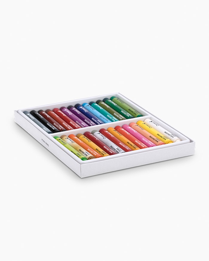 Camel Wax Crayons Assorted pack of 24 shades, Jumbo