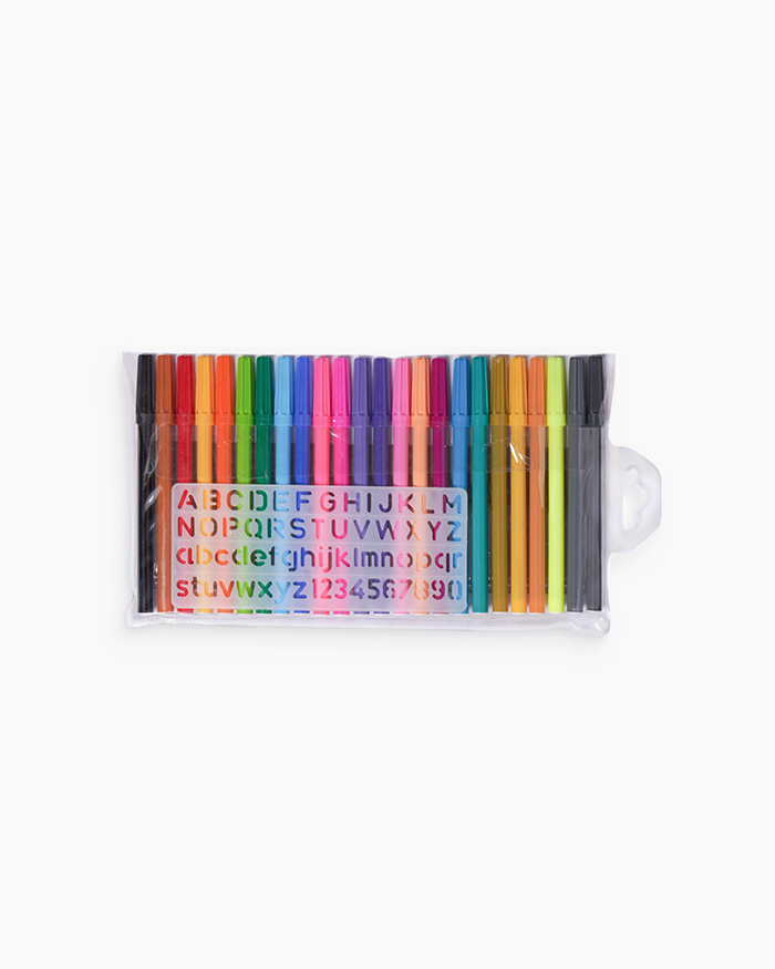 Sketch Pens Assorted pack of 24 shades, Full size