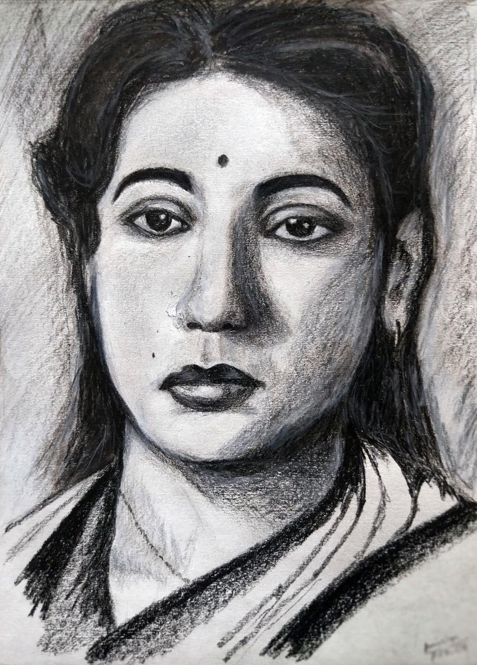 Lady Portrait Created By Anindya Ghosh lady-portrait-created-by-anindya-ghosh