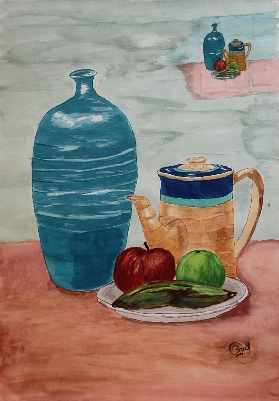 Teapot stilllife created by Anuraadha Punjabi
