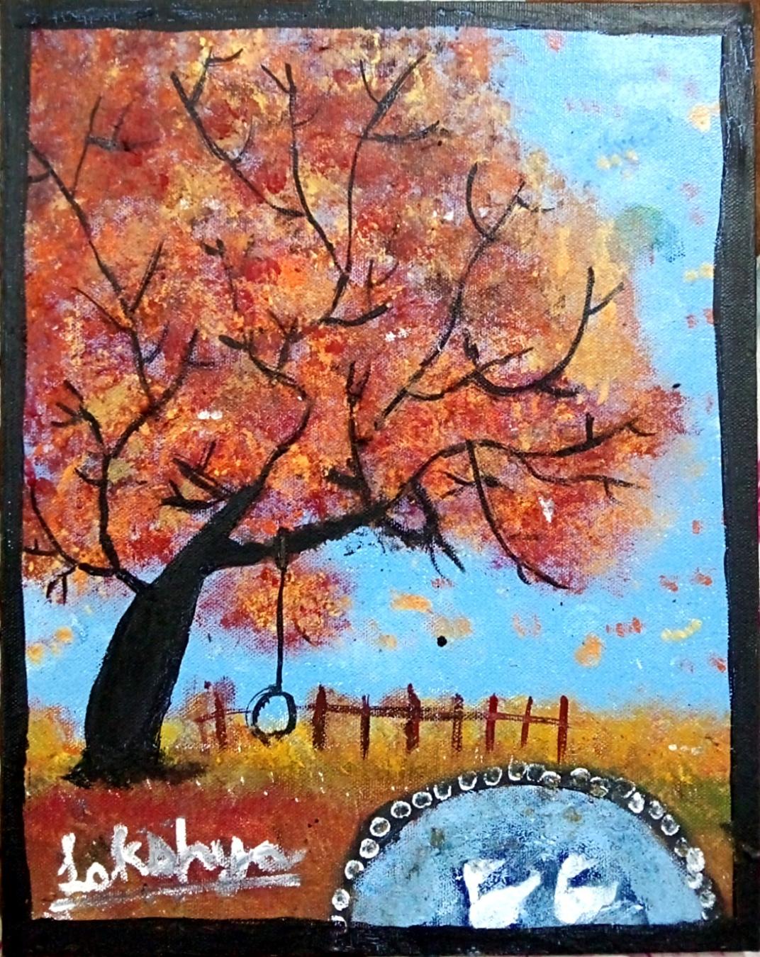 Autumn artwork created by Lakshya Narayan