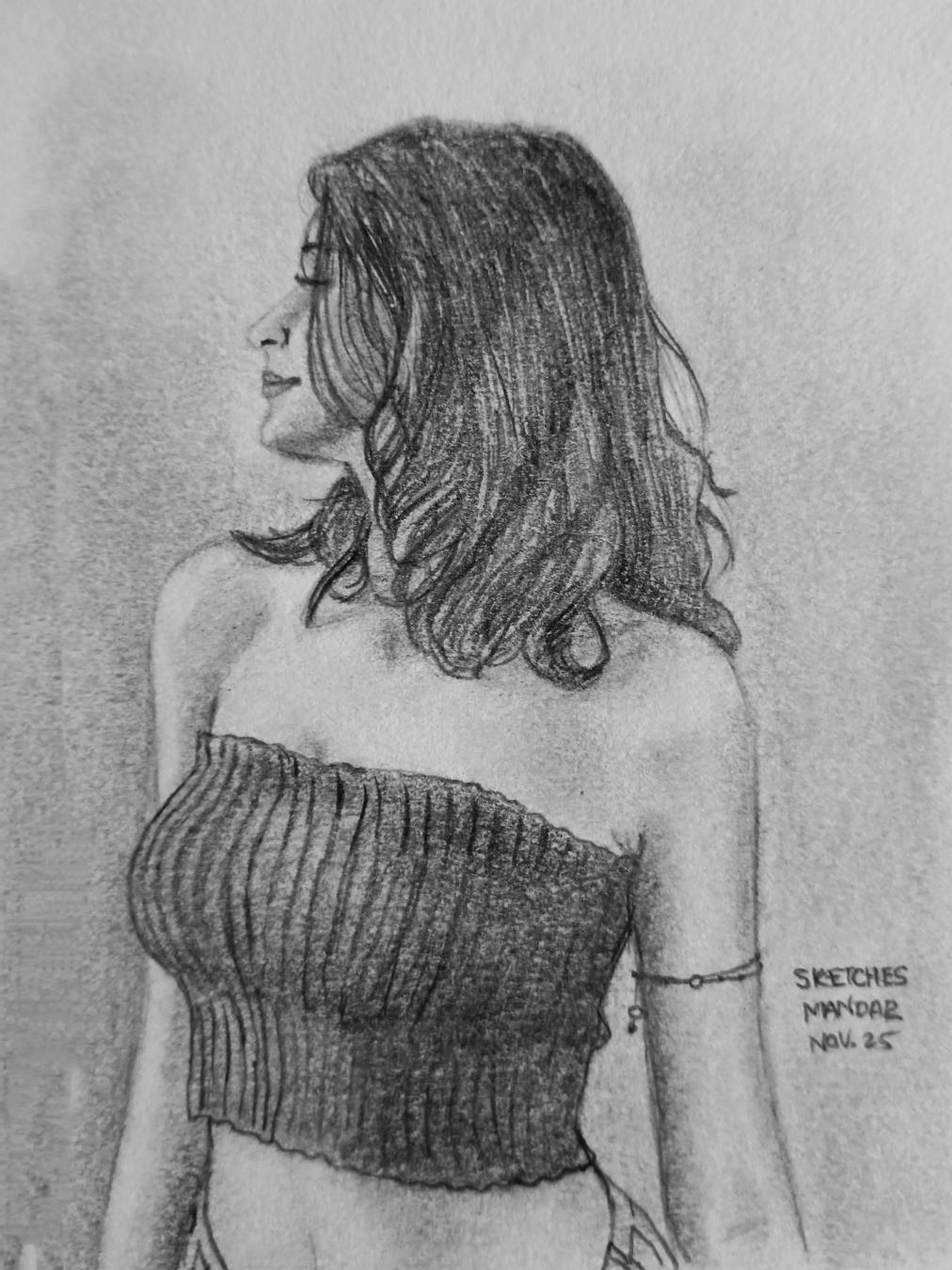 Pencil Drawing Practice created by Sketches Mandar