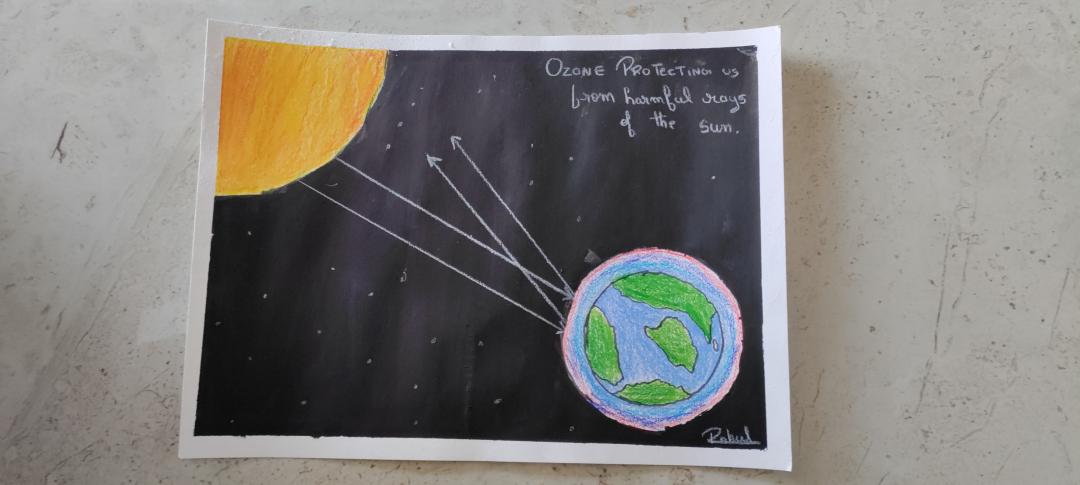 The planet eart created by Rahul jain